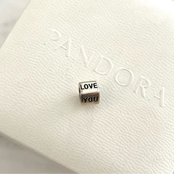 Pandora 14K “ I Love You” Charm - Picture 3 of 3